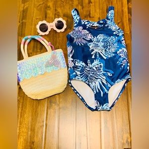 🌟EUC Carter’s toddler girl swim suit 5T